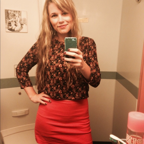 90s Coral Skort - Picture 1 of 8